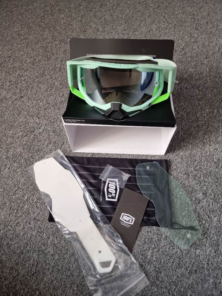 100% RACECRAFT 2 mx Goggles. 
