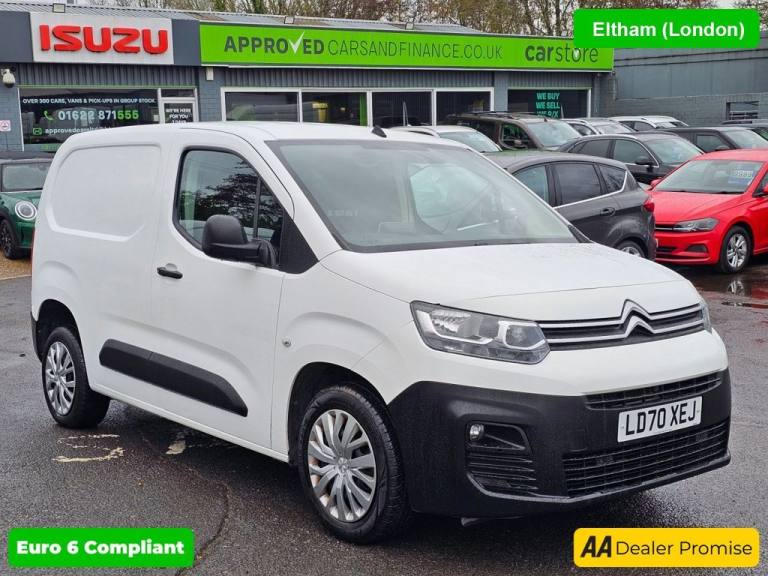 2020 Citroen Berlingo White 1.5 BlueHDi Euro 6 panel, 47,750 miles, ULEZ compliant, 5-Speed manua...
