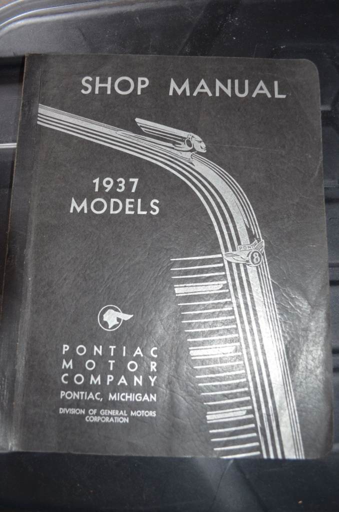 Pontiac 1937 Models Six & Eight Dealer Service Shop Repair Manual Original