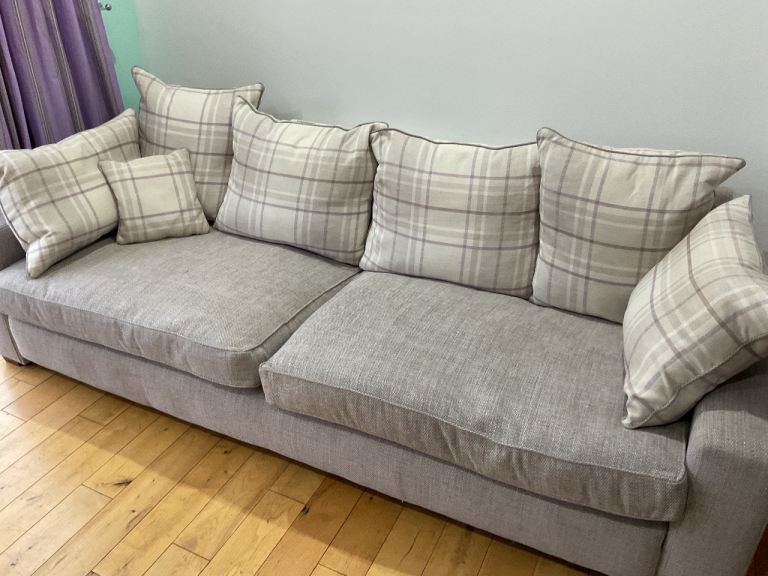 Collins and Hayes 4 Seater Scatter back sofa 