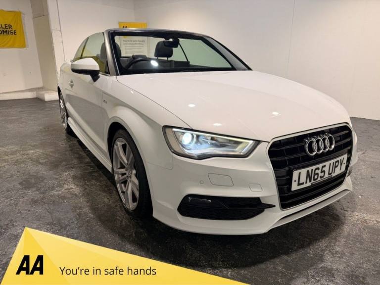 2015 65 AUDI A3 CABRIOLET 1.4 TFSI COD S LINE CONVERTIBLE 2DR PETROL S TRONIC EU