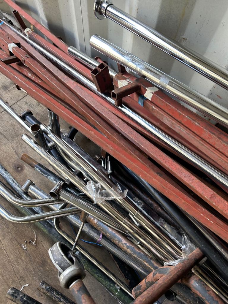 Shop fitting rails and uprights market stall 