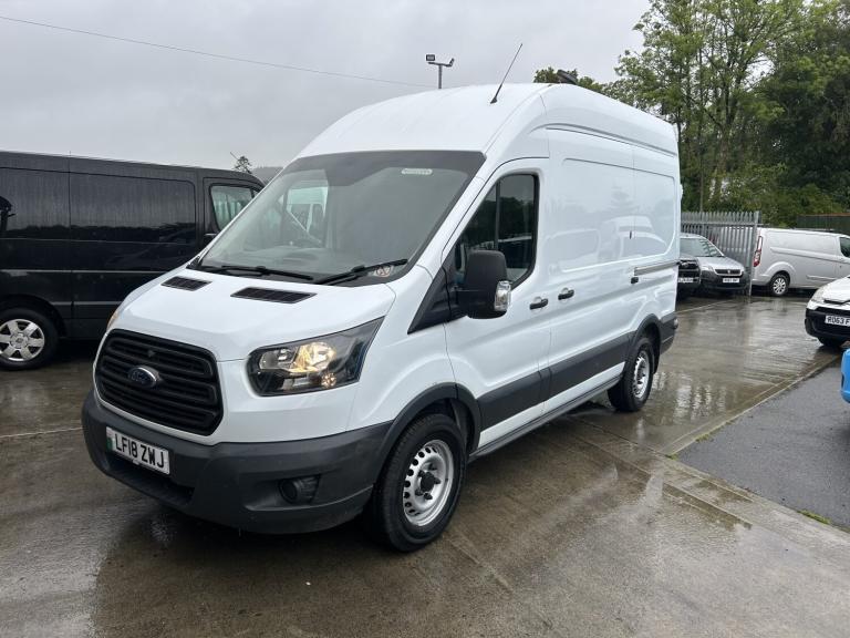 FORD TRANSIT 350 2.0 TDCI 130BHP L2H3 MWB HIGH ROOF RACKING White Manual Diesel