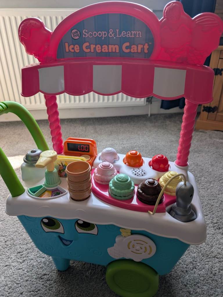 LeapFrog Scoop & Learn Ice Cream Cart – Good Condition