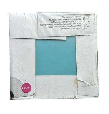 1,760 Tiles (40 Packs) of 44 Colours 2460 Utopia Duck Egg Ceramic Wall Tile, (L)150mm (W)150mm