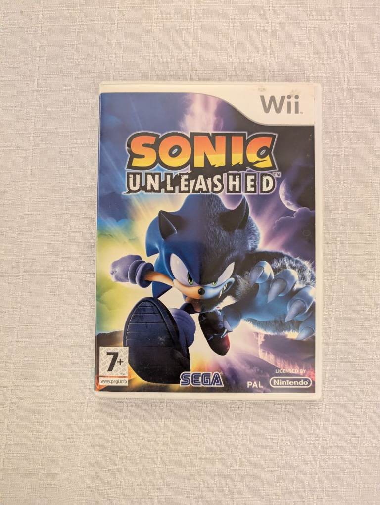 Sonic Unleashed Wii Game Case