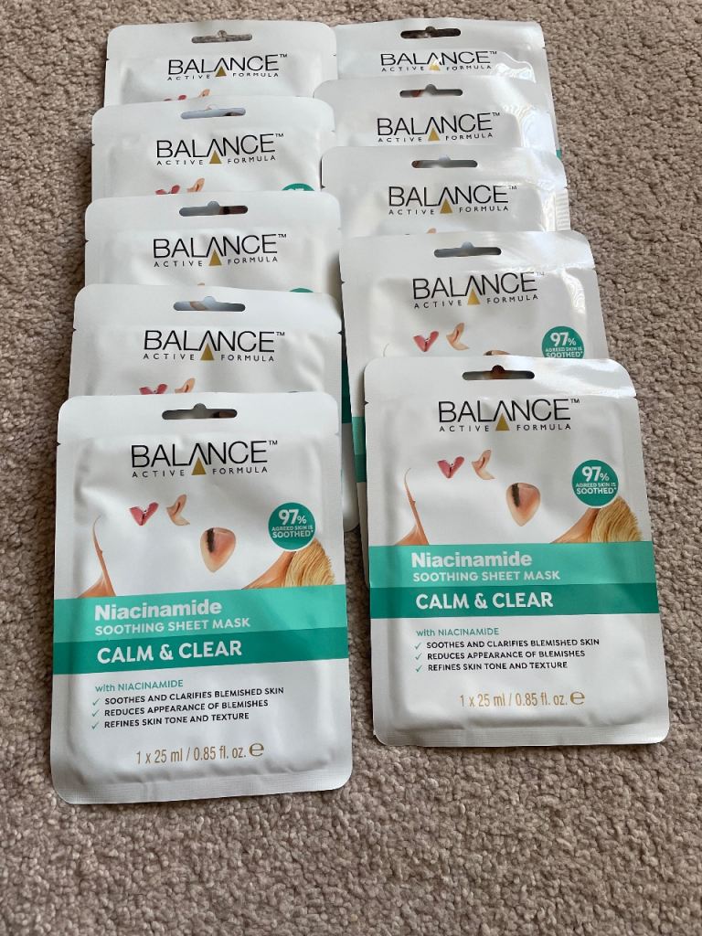 10 calm and clear face masks 