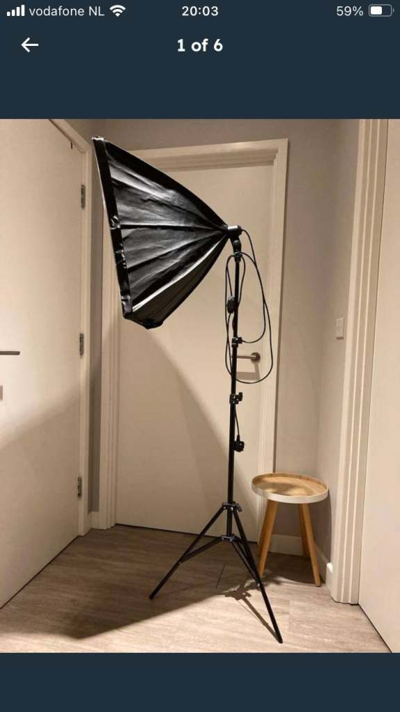 2x studiolight incl lamps