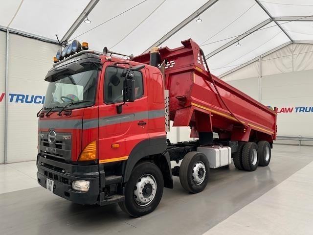 HINO 3241 700 8x4 Sleeper Cab Steel Tipper