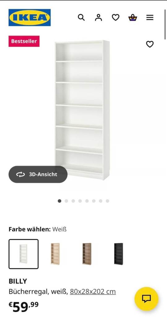 image for IKEA Billy Bookcases (2x) – £25 each