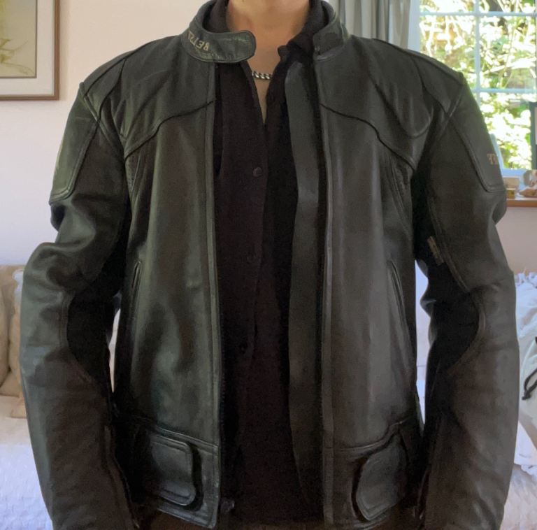 Belstaff Men’s Fully Armoured Leather Biker Jacket Size 46 56