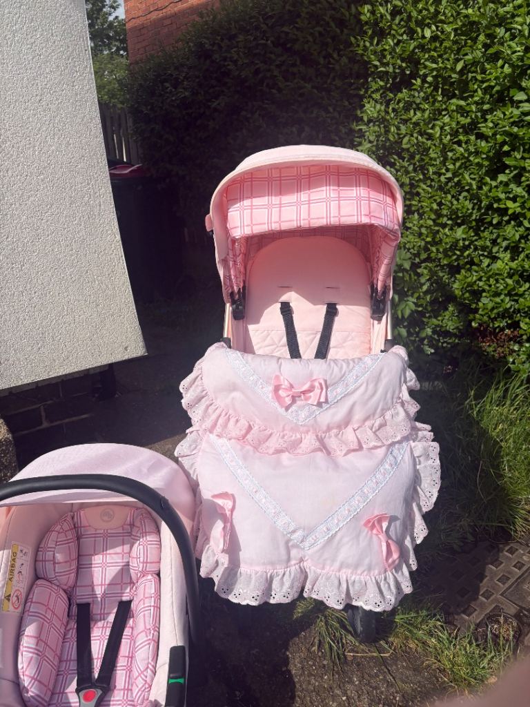 Pram and matching car seat 