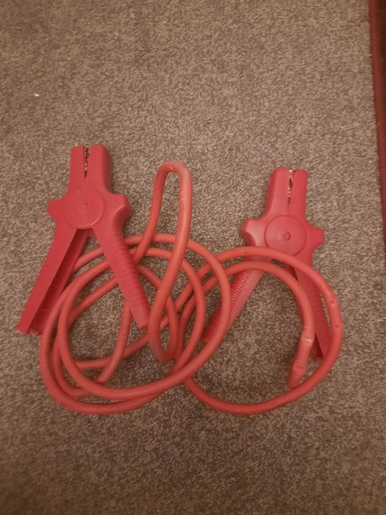 Red Jump Leads - Good Condition