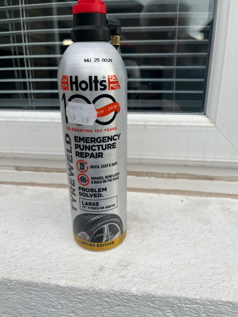 Holts Tyreweld Emergency Puncture Repair - NEW, Large Tyres