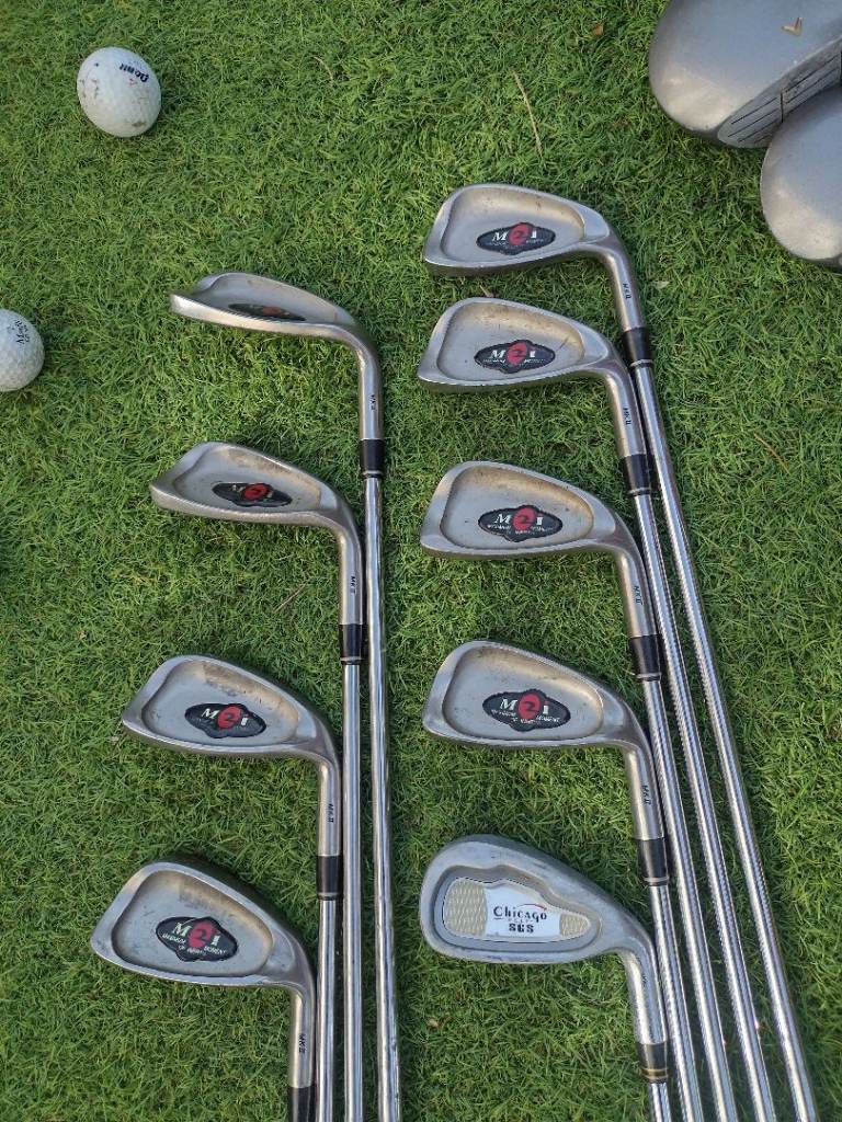 FULL SET MEN'S BEN SAYERS GOLF CLUBS + MAXFLI GOLF BAG