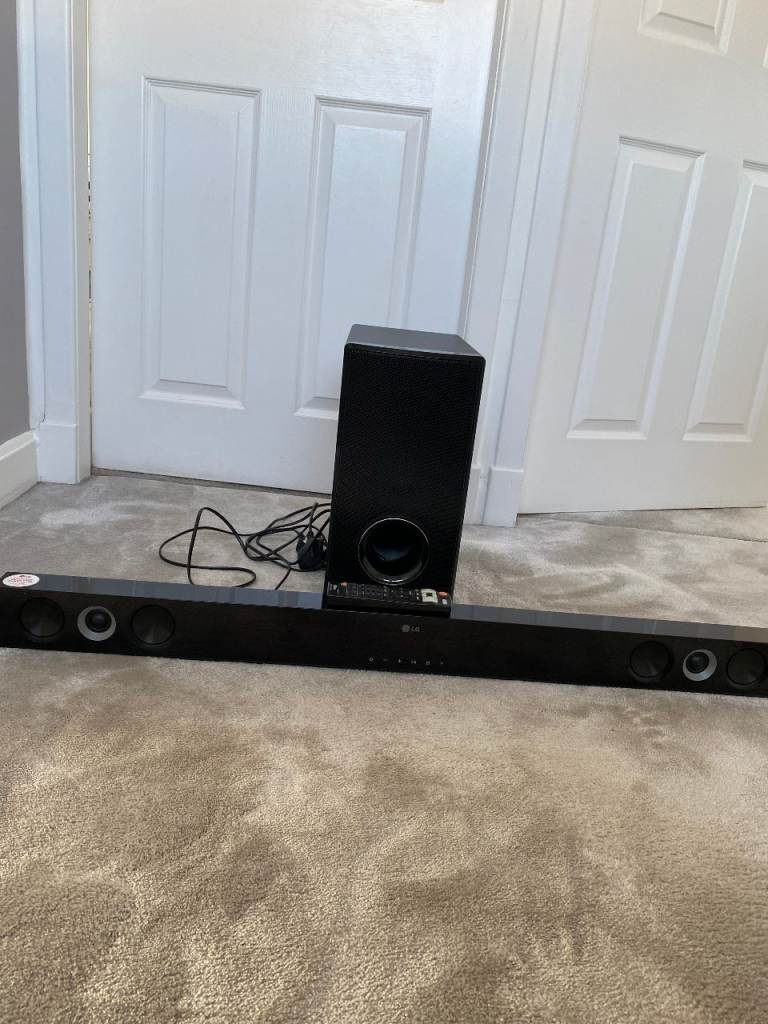 LG Soundbar and SubWoofer for sale.