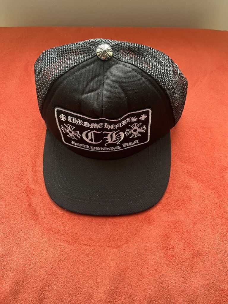 Chrome Hearts Trucker Hat – Black, Brand New