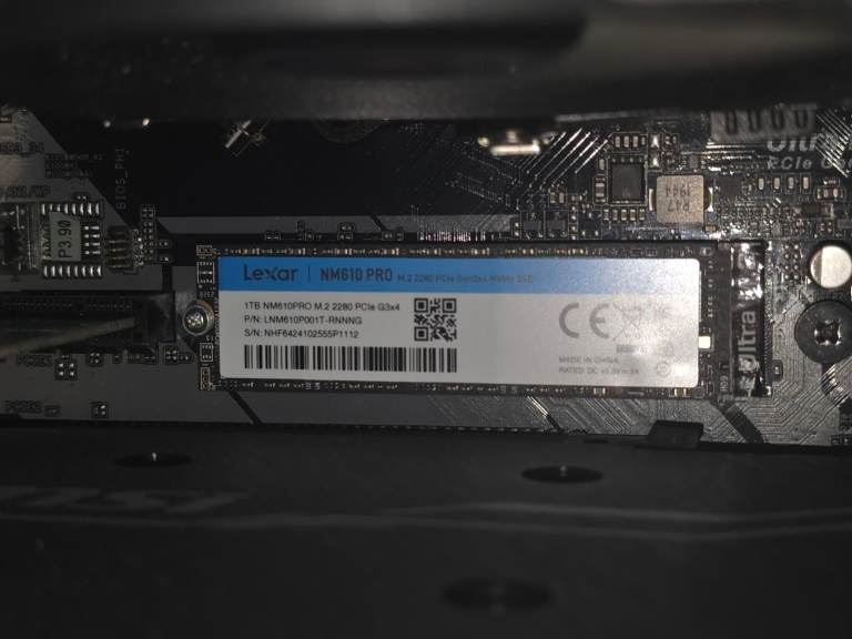 Lexar NM610 PRO 1TB M.2 2280 PCIe Gen3x4 SSD – As Good As New