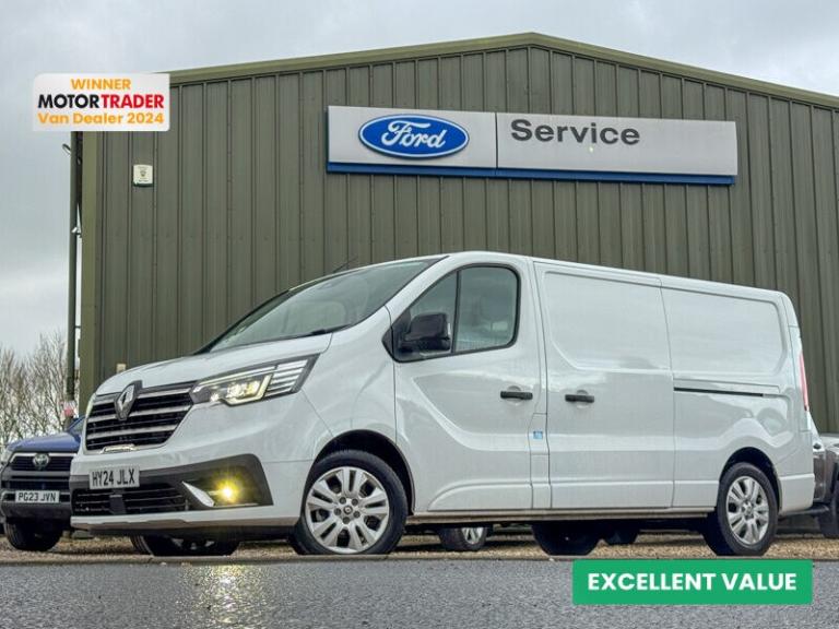 2024 Renault Trafic LWB L2H1 130ps Low Roof Ll30 Air Con Alloys Sensors EURO 6 Panel Van Diesel M...
