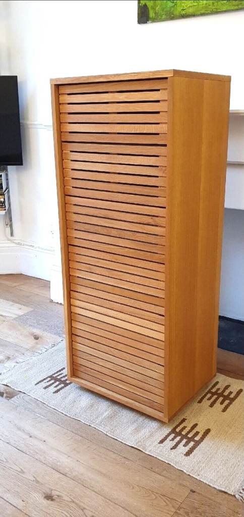 Habitat Max Solid Oak Tall Chest Of 6 Drawers Tallboy Storage - As Neww! 