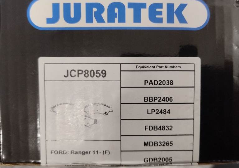 Duratek brake pads.
