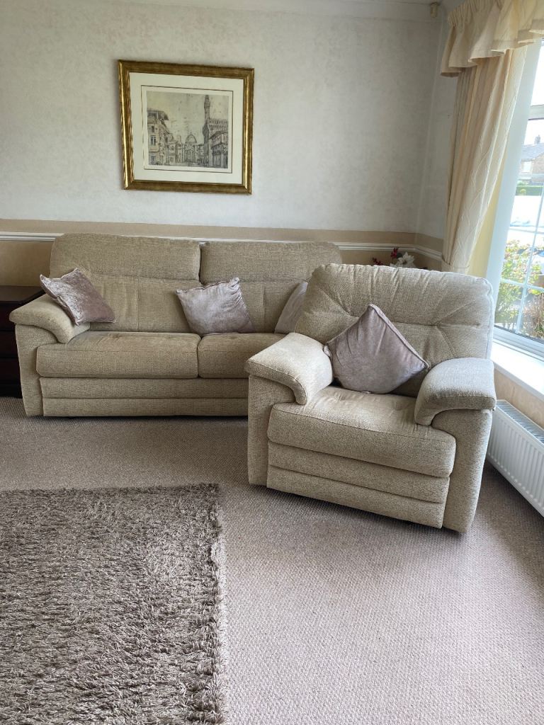 Sofa and 2 armchairs
