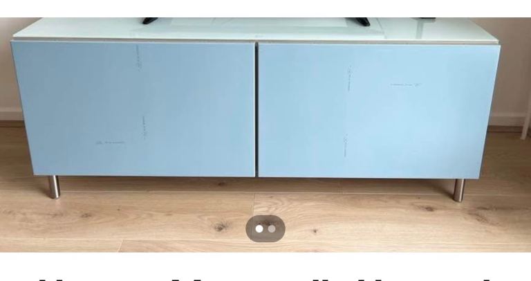 Must sell- Urgent! IKEA Besta TV Cabinet – stylish, in great condition, lightly used.