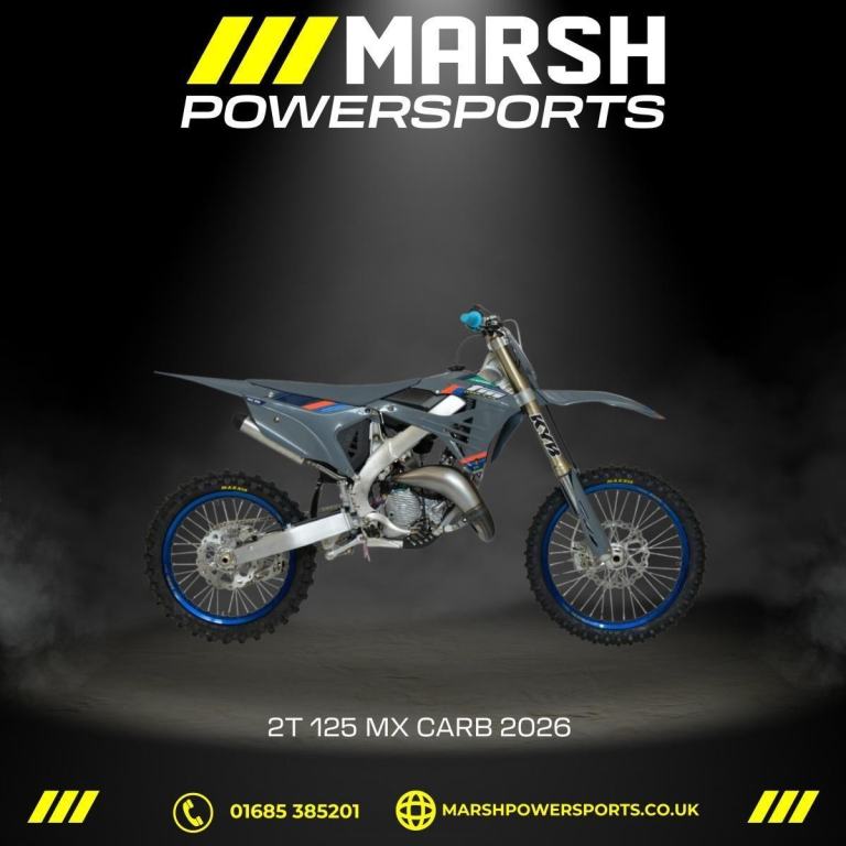 TM MX 125 2T Motocross 2026 - TM UK Main Dealer - Order NOW!