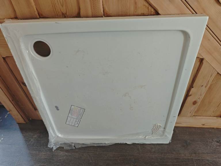 Stone resin shower basin 