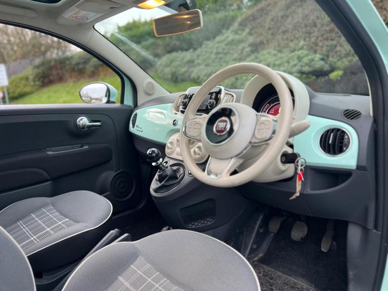 2016 Fiat 500 1.2 Lounge Euro 6 (s/s) 3dr HATCHBACK Petrol Manual