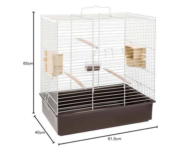 Ferplast Sonia Large Bird Cage suit Cockatiel or Similar Birds. H65cmW61cmD40cm.