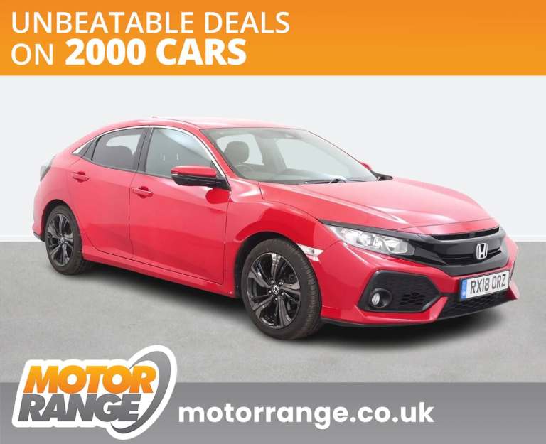 2018 Honda Civic 1.0 VTEC Turbo SR 5dr HATCHBACK PETROL Manual