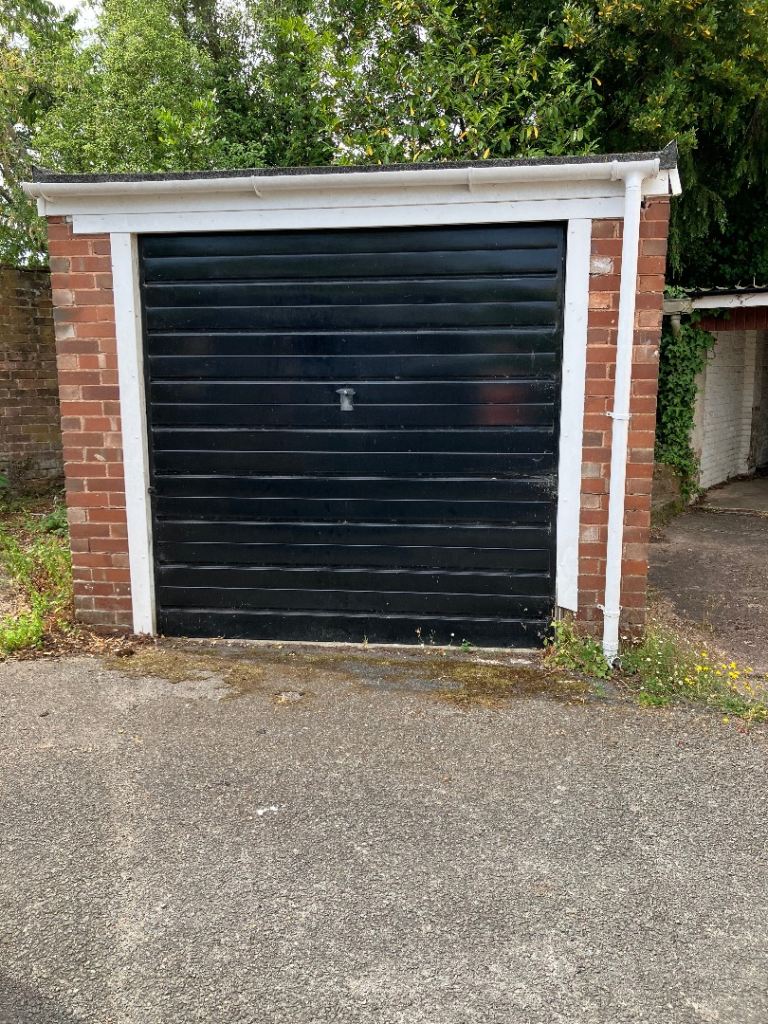 Dingle brick built garage for parking or storage. 