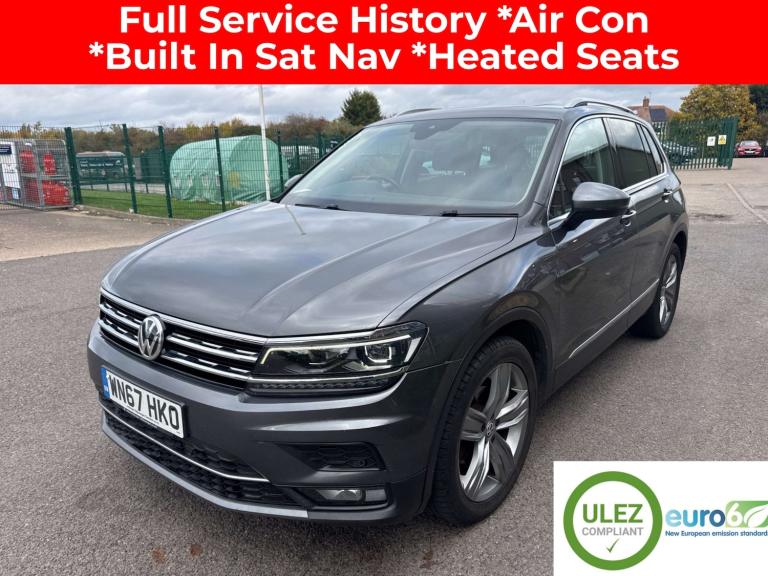 2017 Volkswagen Tiguan 2.0TDi SEL DSG Diesel Automatic Suv In Grey - Euro 6 ESTATE Diesel Automatic