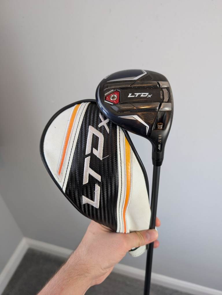Cobra LTDx Ltd X 5 Wood 18.5 Degree Adjustable Hzrdus Smoke Shaft Regular Flex 