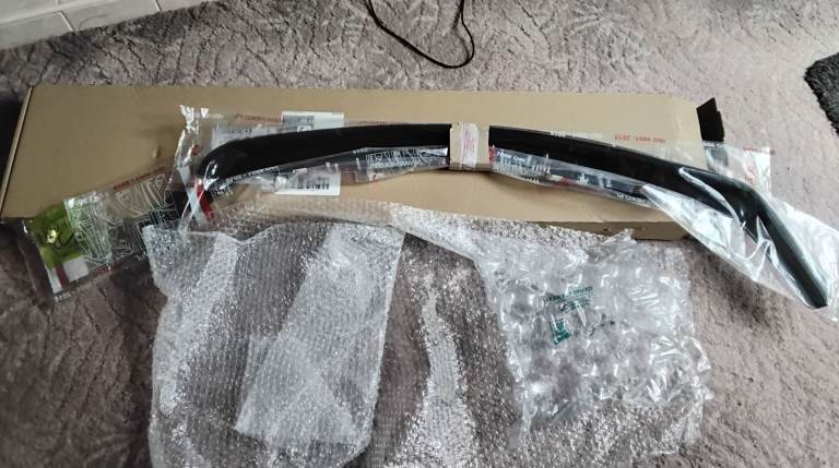Pair of front window deflectors Corsa C  2000,to 2006. New 5 door model 