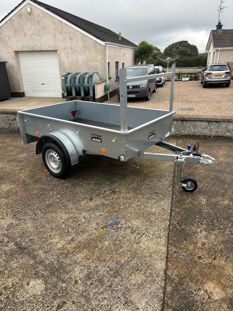 Car Trailer (Broniss) - 7FT x 4FT - 1 Years Warranty - Galvanised