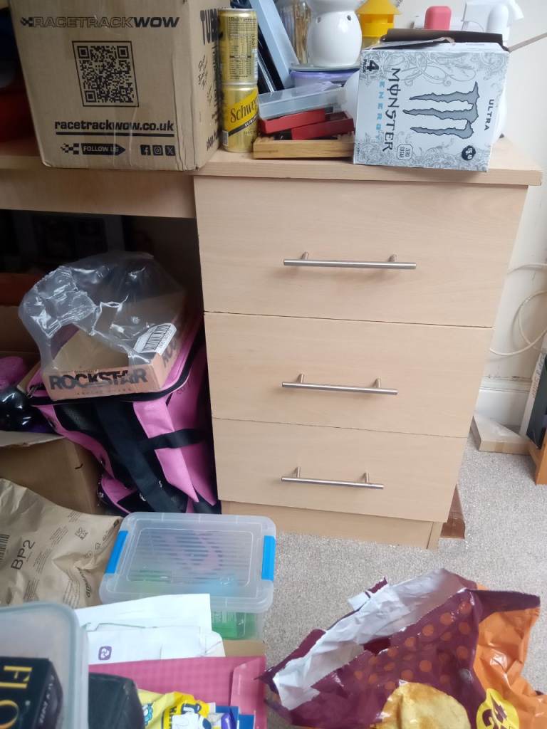 Light Wood Chest of Drawers - 3 Drawers