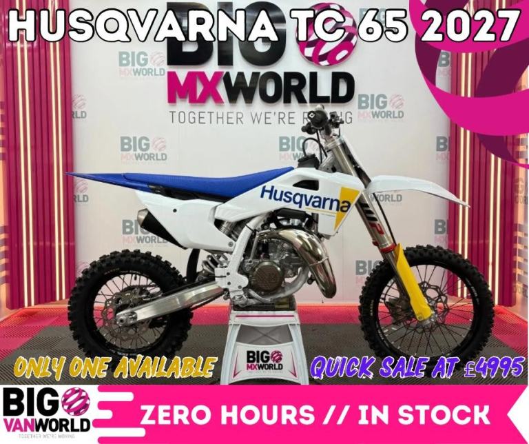 Husqvarna TC 65 2027 - IN STOCK - Only One Available - PX & Delivery