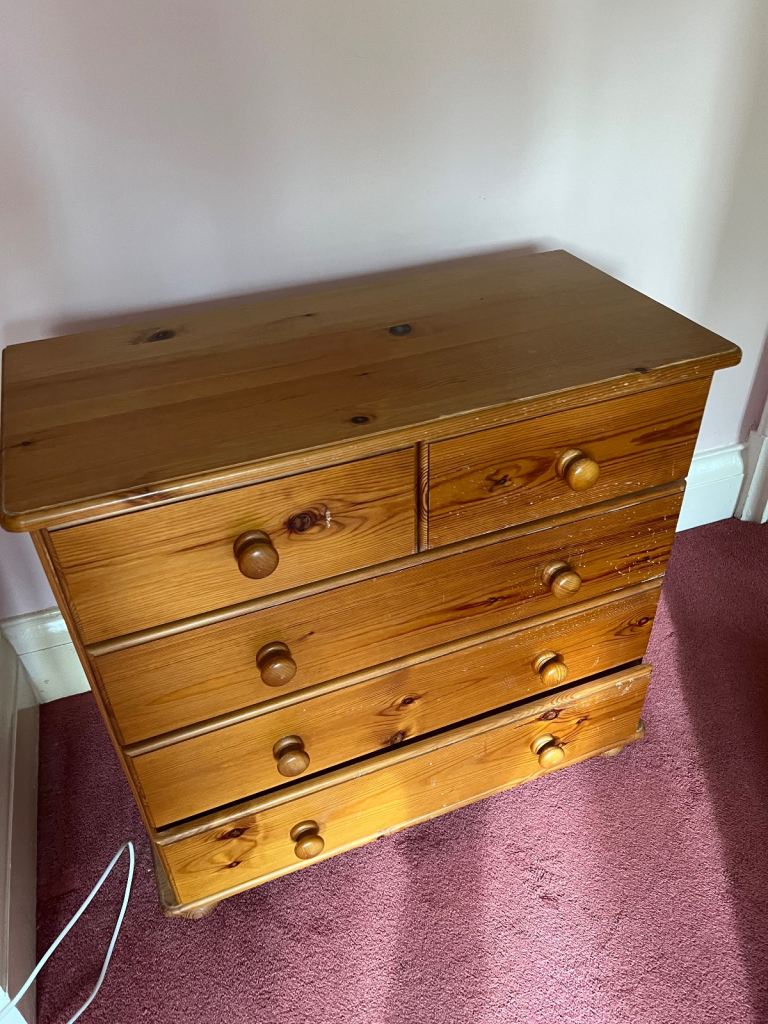 Solid pine chest of drawers now at ox97at