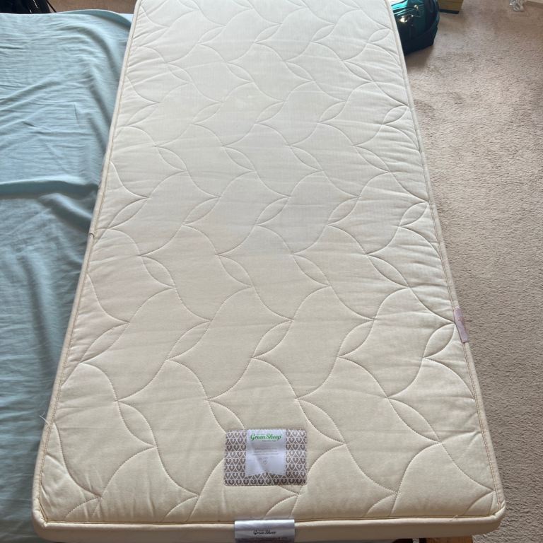 Little Green Sheep Twist Natural Cot Bed Mattress 70x140cm