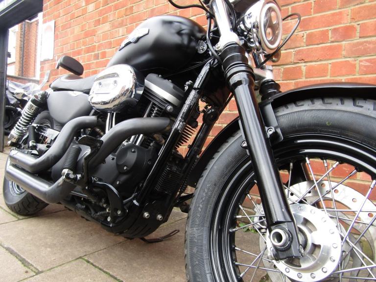 HARLEY DAVIDSON 1200 XL SPORTSTER, MAT BLACK * CUSTOM * VANCES & HINES EXHAUST *