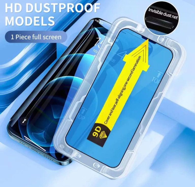 Apple iPhone 14 Pro Max Tempered Screen Protector with Dust Protection and Mount Aids Screen Cover