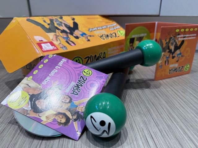 Zumba Fitness DVD Kit with Toning Sticks - 6 Workouts