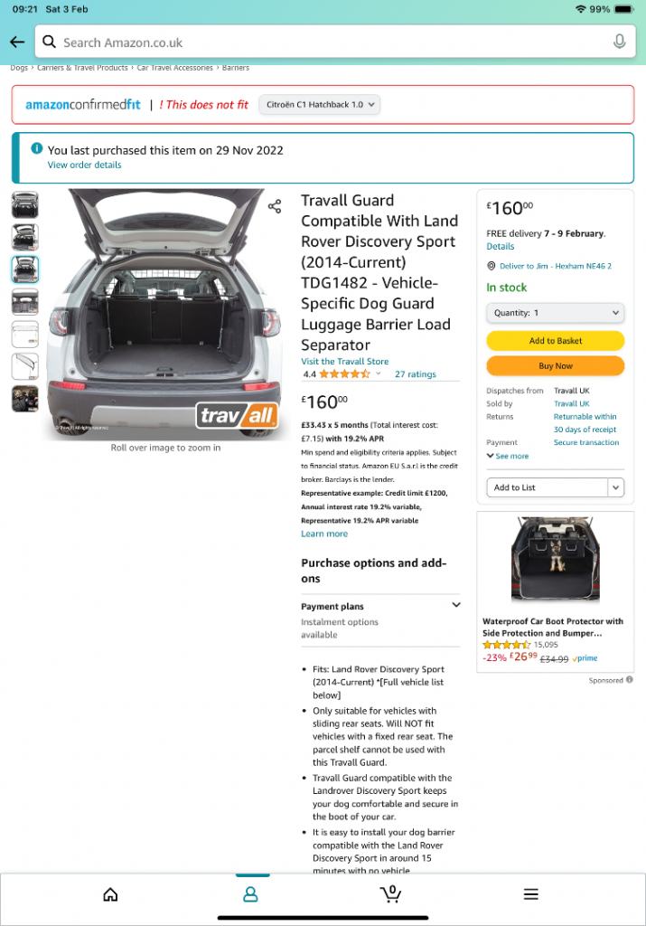Discovery Sport Dog Guard