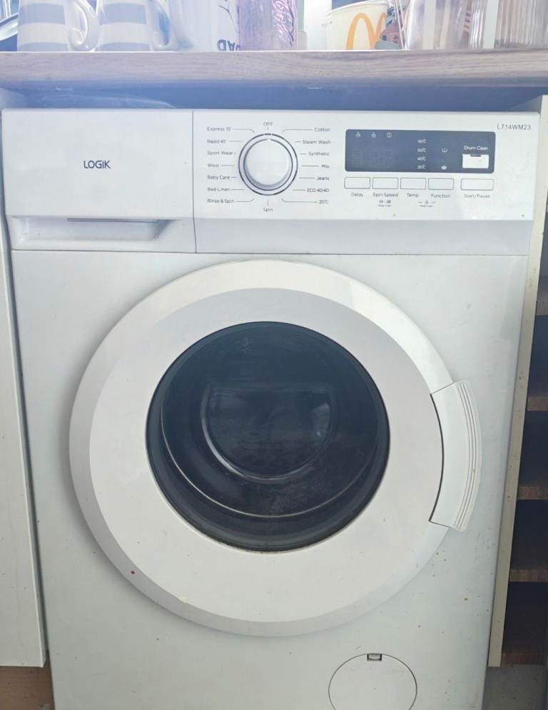 LOGIK Washing Machine – White, Good Working Order