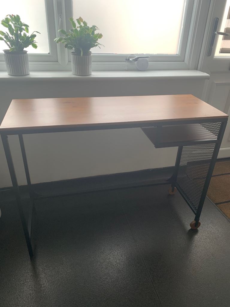 IKEA  FJÄLLBO Laptop table, black, 100x36 cm