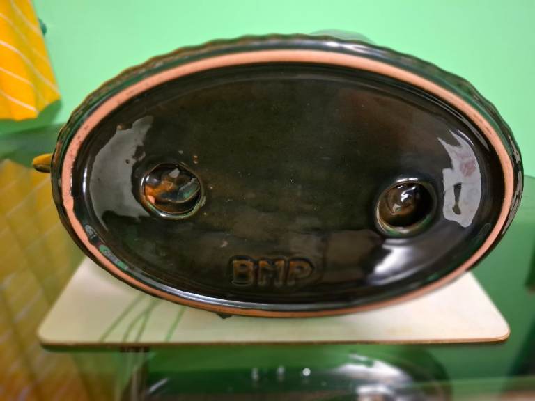 4 vintage Canadian blue  Mountain pottery elephants collectors pieces.