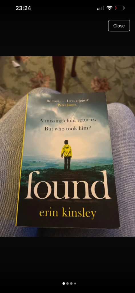 Found by Erin Kinsley - Thriller Novel