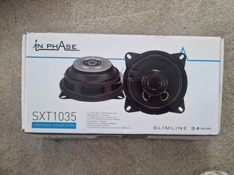 NEW INPHASE SXT1035 SPEAKERS - 5.25 INCH